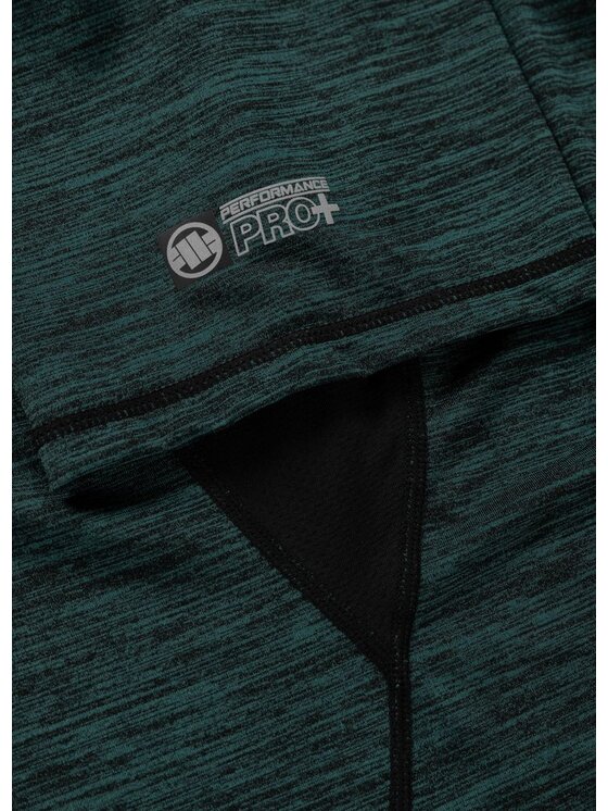PITBULL PITBULL Koszulka techniczna Rashguard Performance Pro plus New Logo XL Niebieski Regular Fit