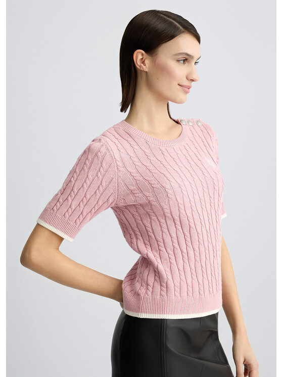 Liu Jo Liu Jo Maglione WA5117MS016C3722 Rosa Regular Fit