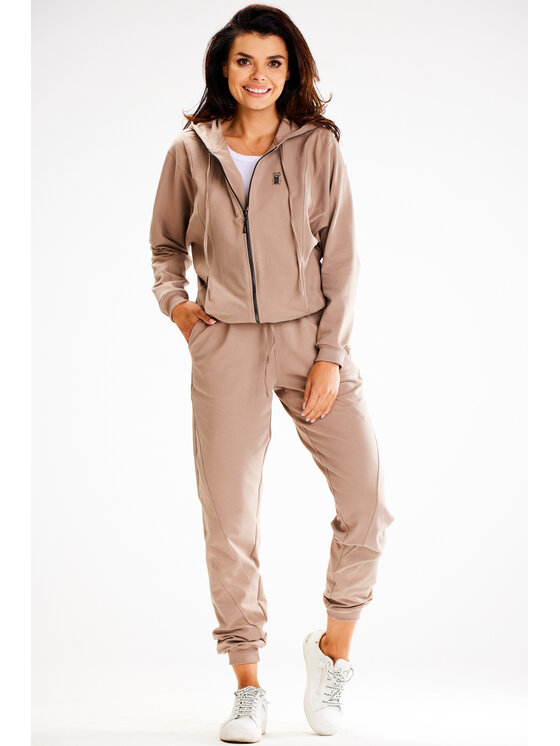 Awama Awama Felpa A607 Marrone Basic Fit