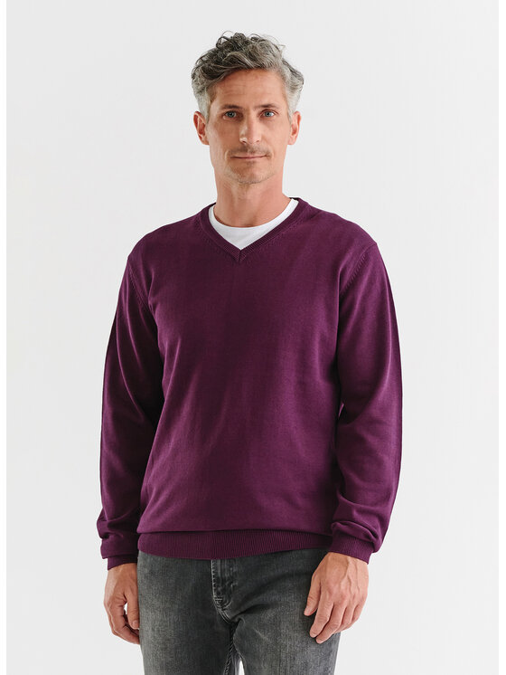 Pako Lorente Pako Lorente Sweter P23WB-2X-011 Fioletowy Classic Fit