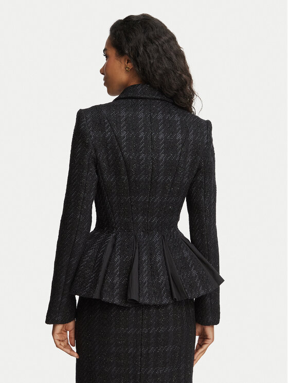 Elisabetta Franchi Elisabetta Franchi Sako GI-288-67E2-V960 Černá Slim Fit