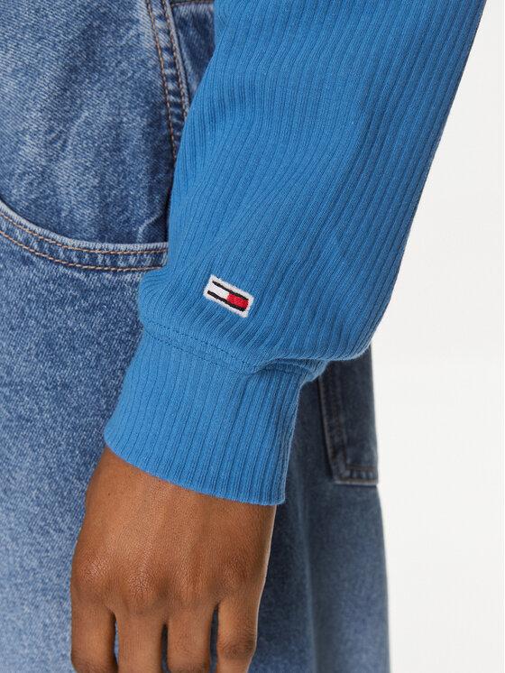 Tommy Jeans Tommy Jeans Bluza Herritage UW0UW05153 Niebieski Regular Fit