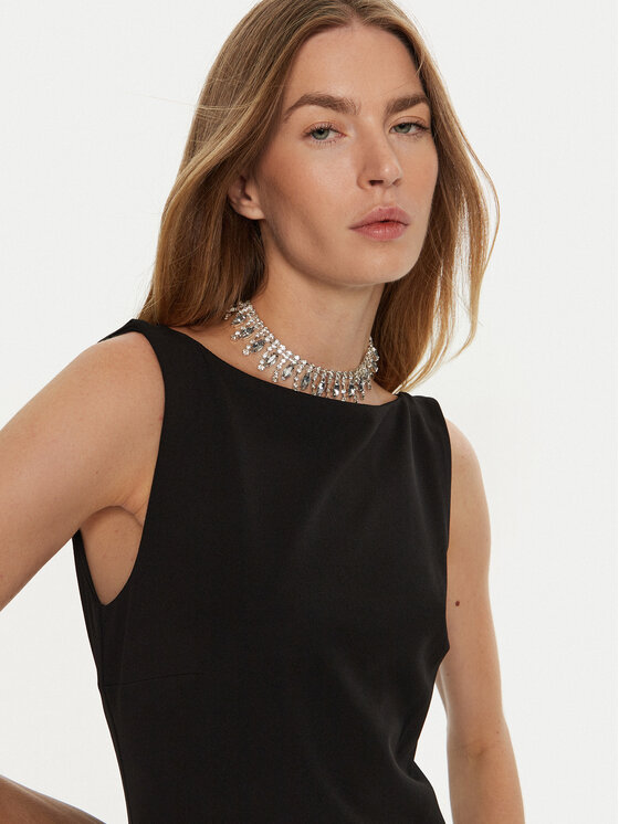 Rinascimento Rinascimento Õhtune kleit CFC0119999003 Must Slim Fit