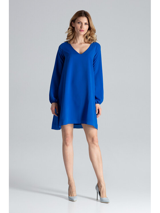 FIGL FIGL Šaty M566 Modrá Regular Fit