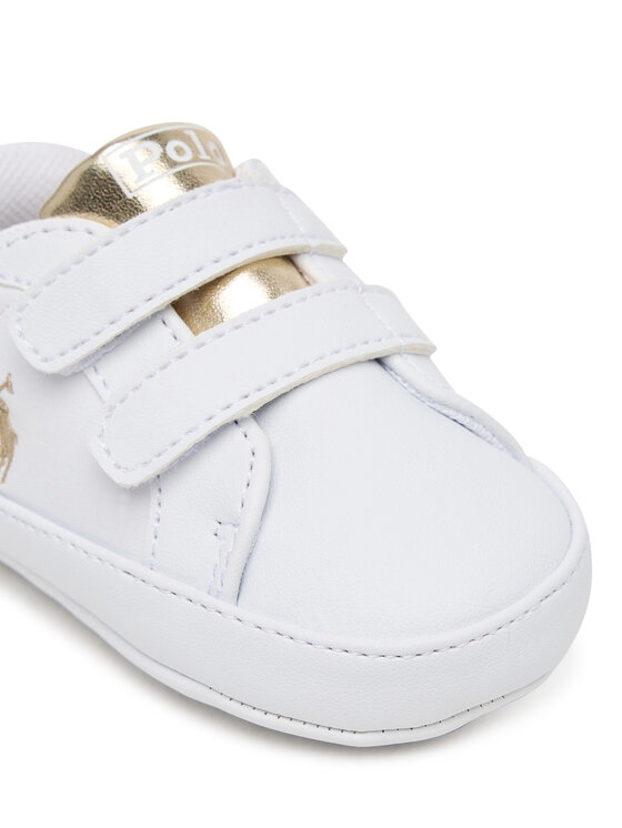 Polo Ralph Lauren Polo Ralph Lauren Pantofiori pentru bebeluși RL03389102 Heritage Court II EZ Alb