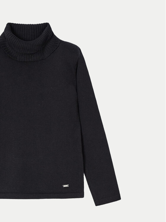 Mayoral Mayoral Rollkragenpullover 313 Schwarz Regular Fit