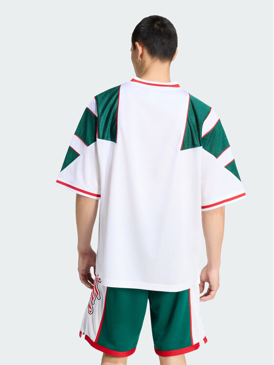 adidas adidas T-Shirt 162006 Biały Loose Fit