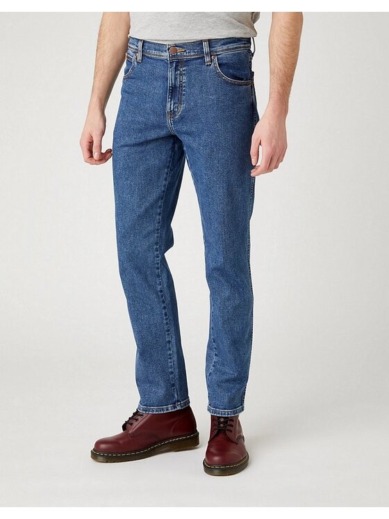 Wrangler Wrangler Jeansy TEXAS SLIM Niebieski Slim Fit