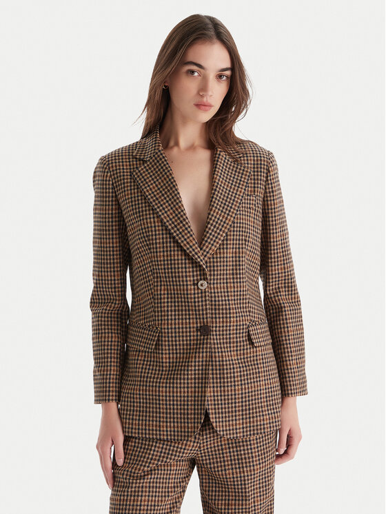 Liu Jo Liu Jo Giacca da abito MF5158 T4335 Marrone Regular Fit
