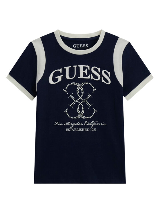 Guess Tricou J6YI25 K3757 Bleumarin Regular Fit