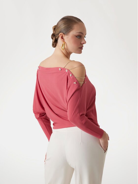 Guess Guess Top 101729 Koralowy Classic Fit