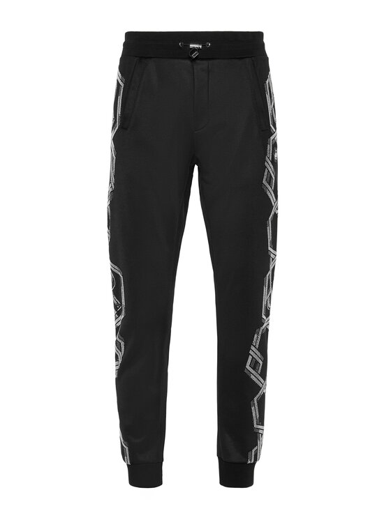 PHILIPP PLEIN PHILIPP PLEIN Spodnie dresowe 26943 Czarny Jogger Fit