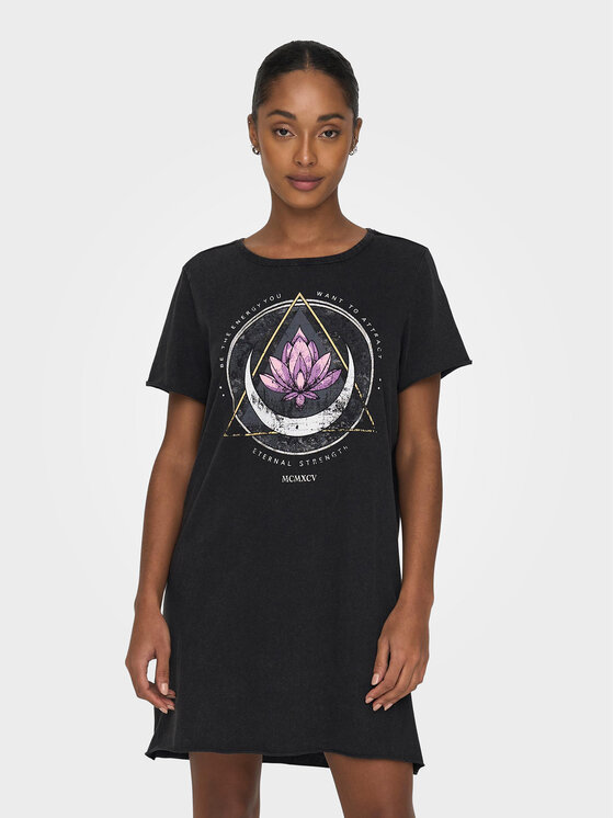 ONLY ONLY Повсякденна сукня Lucy 15232549 Чорний Regular Fit