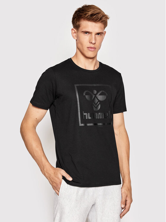 Hummel T-Shirt Regular Schwarz 214331 2.0 Isam Fit