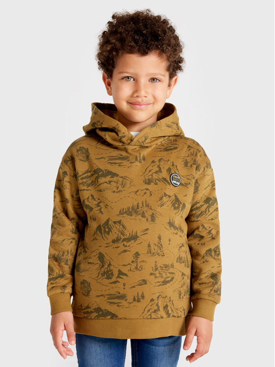 Mayoral Mayoral Μπλούζα 4450 Καφέ Regular Fit