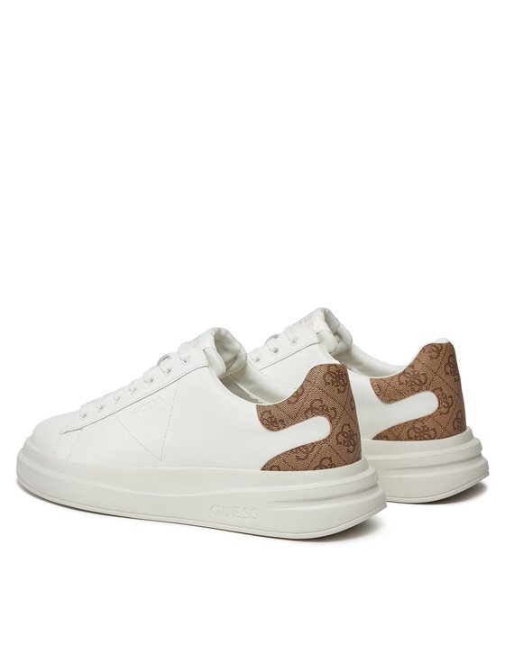 Guess Guess Sneakersy Elba FMPVIB LEA12 Biały