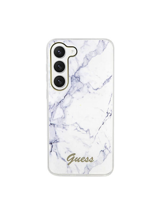 Guess Guess Etui na telefon Marble Collection Biały