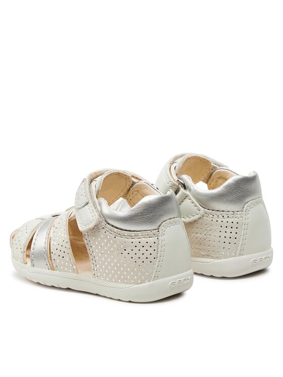 Geox Geox Σανδάλια B Sandal Macchia Gir B254WB 007NF C1Q1N Λευκό
