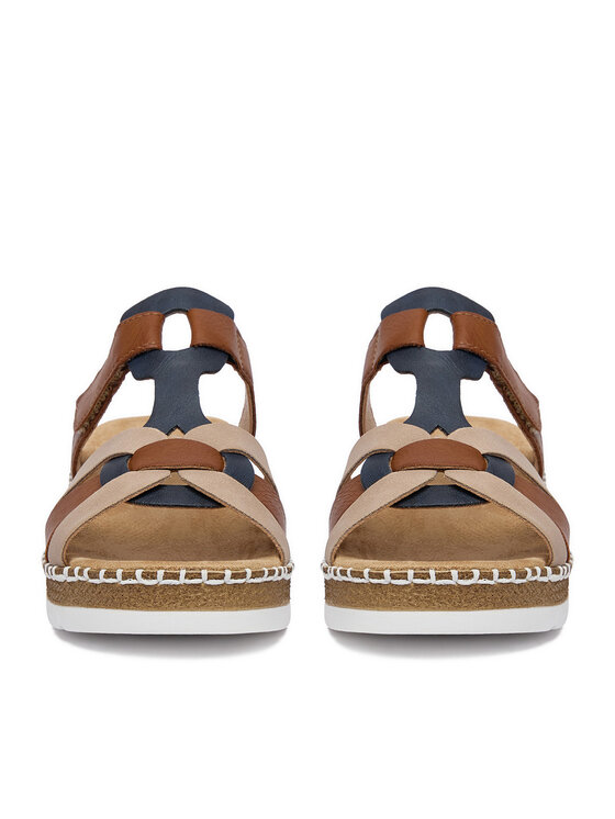 Rieker Rieker Παντόφλες CEO-V1291-90 Ανοιχτό καφέ