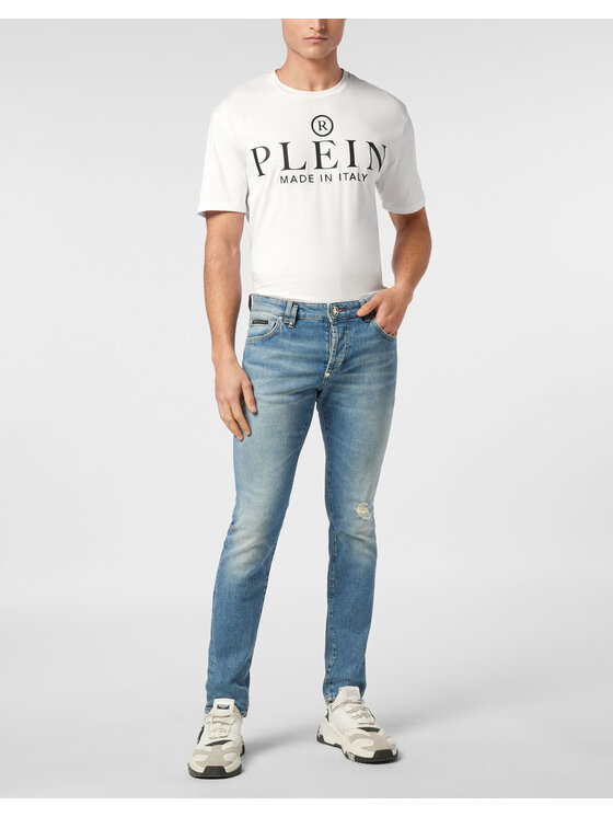PHILIPP PLEIN PHILIPP PLEIN Jeansy 25441 Niebieski Straight Leg