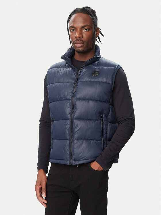KARL LAGERFELD KARL LAGERFELD Kamizelka 505021 564590 Granatowy Regular Fit