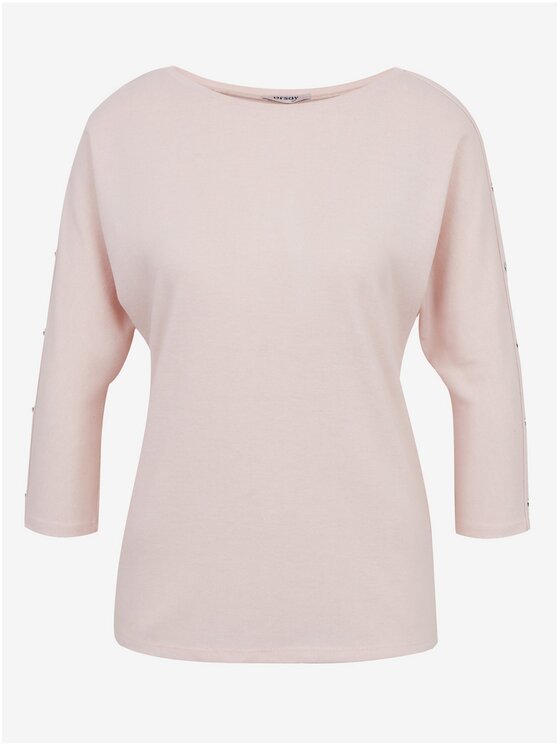Orsay Orsay T-Shirt 105102-225000__L Różowy Regular Fit