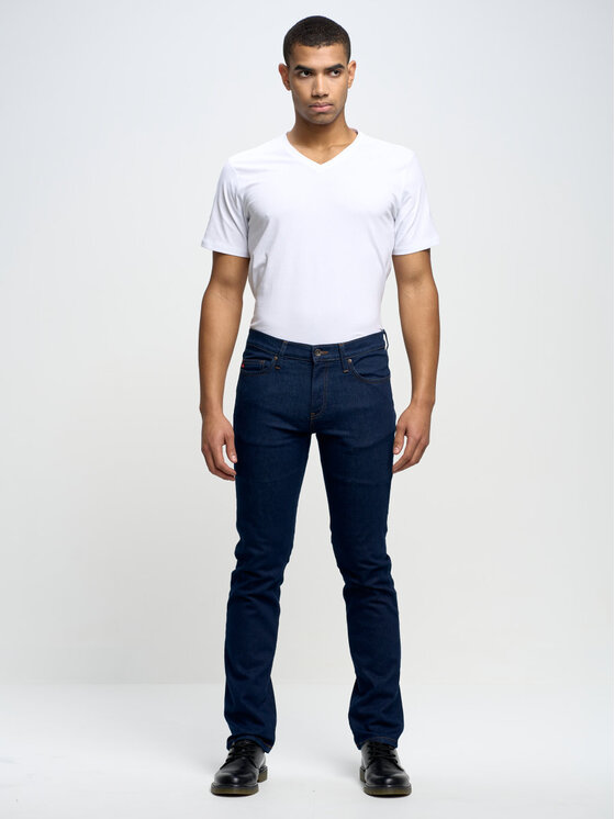 BIG STAR BIG STAR Jeansy terry_556 Granatowy Slim Fit