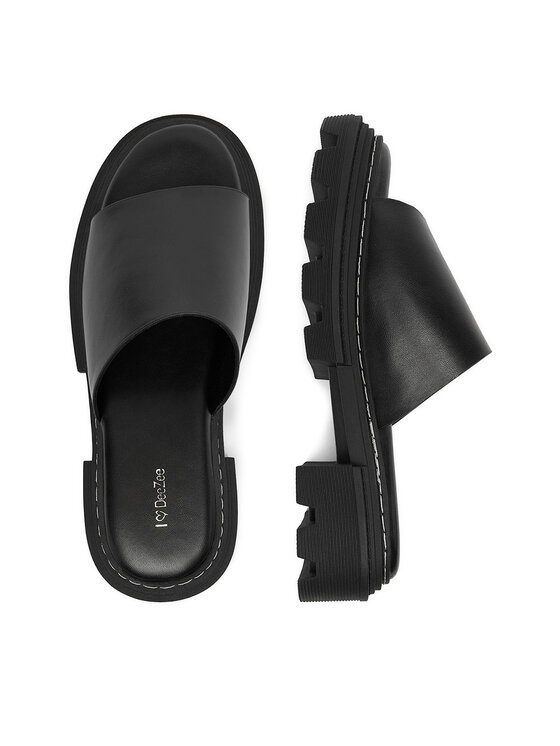 DeeZee DeeZee Pantoletten CEO-H3T9820-5 Schwarz