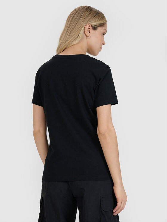 4F 4F T-Shirt MIDSHOP TEXTILE Czarny Regular Fit