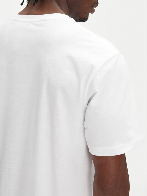 Just Cavalli Just Cavalli T-Shirt 78OAHE11 Biały Regular Fit