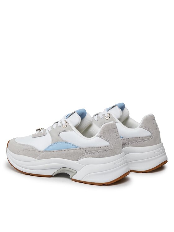 Tommy Hilfiger Tommy Hilfiger Снікерcи Chunky Feminine Runner Hardware FW0FW07703 Сірий