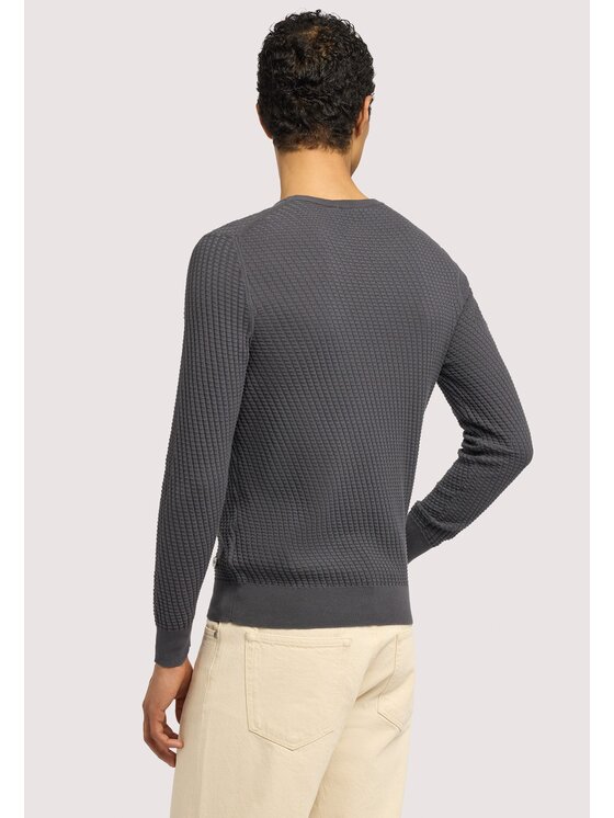 Trussardi Trussardi Sweter M0548000059N013 Szary Regular Fit
