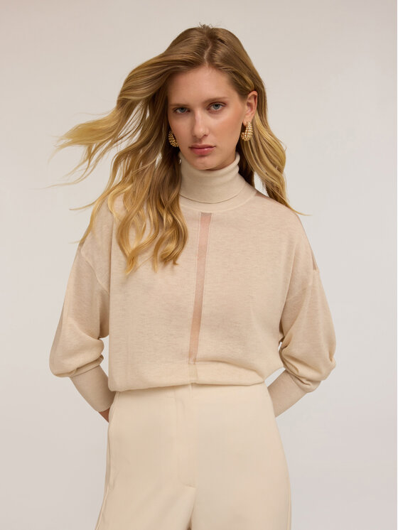 Motivi Motivi Maglione M452W003552N011 Crema Regular Fit