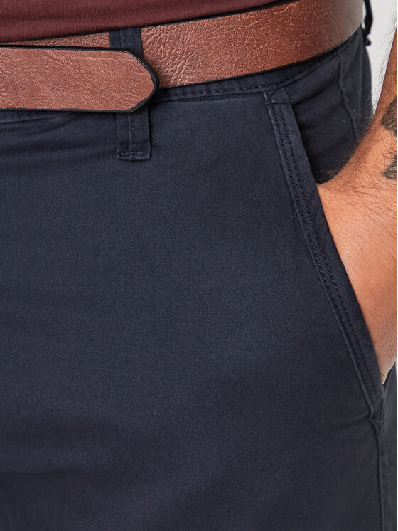 INDICODE INDICODE Stoffhose Gower 65-159 Dunkelblau Regular Fit