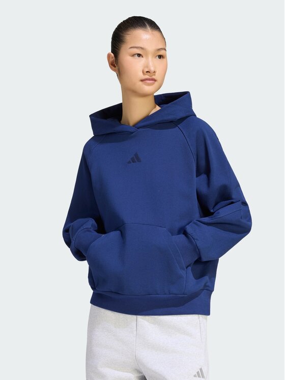 adidas adidas Bluza 164804 Niebieski Loose Fit