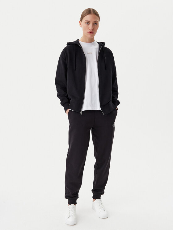 Calvin Klein Jeans Calvin Klein Jeans Majica dugih rukava J20J225367 Crna Regular Fit