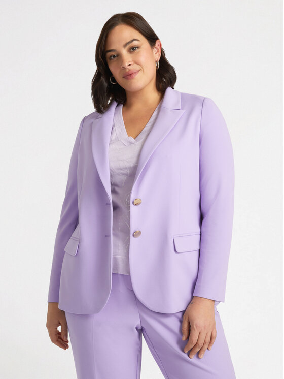 Fiorella Rubino Fiorella Rubino Kurtka outdoor Q496T000173N009 Fioletowy A-Line Fit