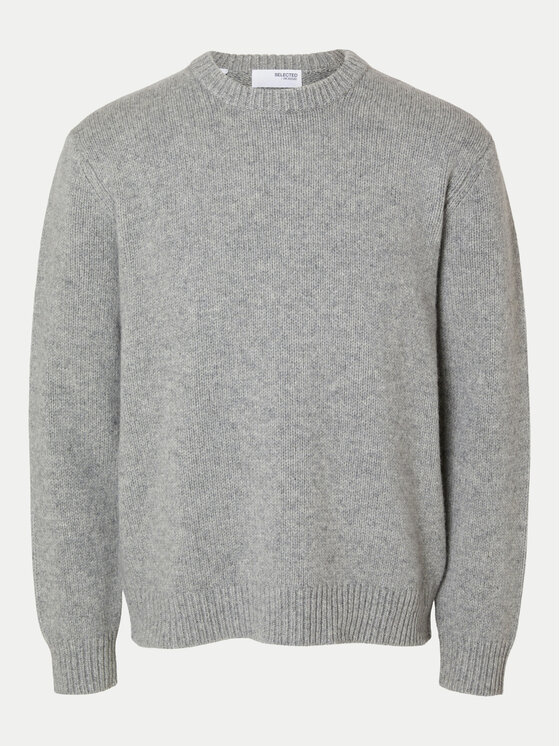 Selected Homme Selected Homme Pulover 16094643 Gri Regular Fit