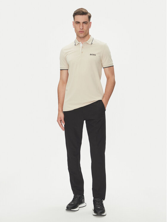 BOSS BOSS Polo marškinėliai Paddy Pro 50469102 Smėlio Regular Fit