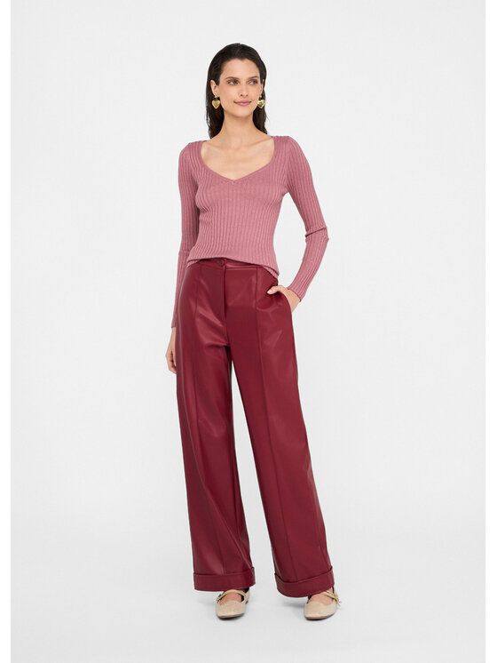 Liu Jo Liu Jo Sweter MF5388MS46J04989 Różowy Slim Fit
