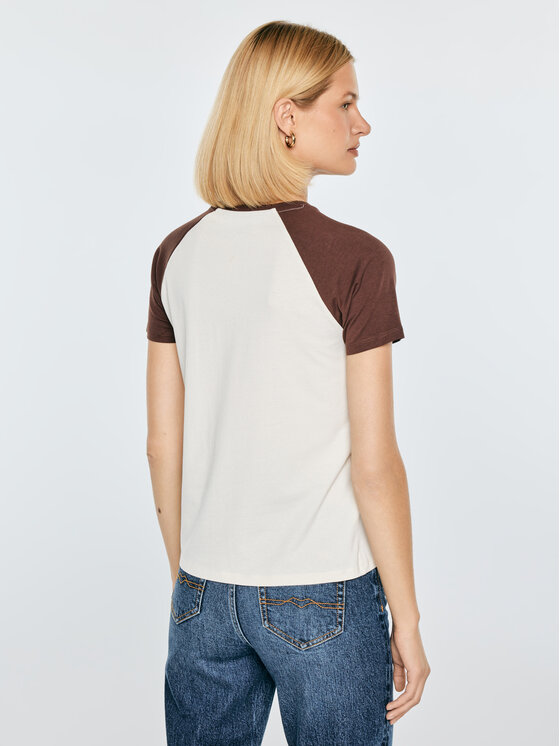 BIG STAR BIG STAR T-Shirt HERRI Brązowy Basic Fit