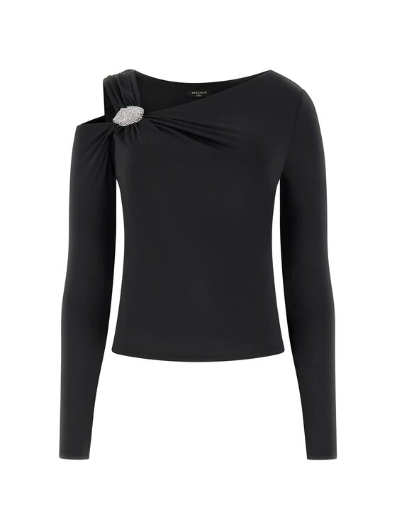 Marciano Guess Marciano Guess Блуза 6RGP02 6262Z Черен Slim Fit