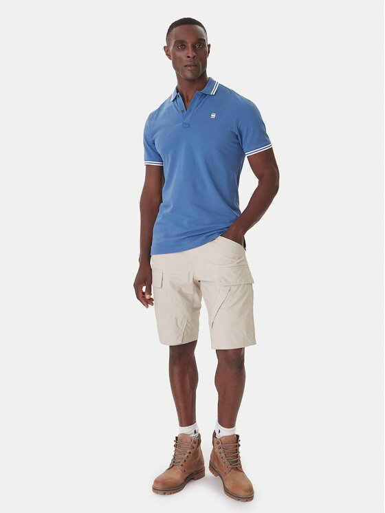 G-STAR G-STAR Polokošeľa Dunda D17127-5864 Modrá Slim Fit
