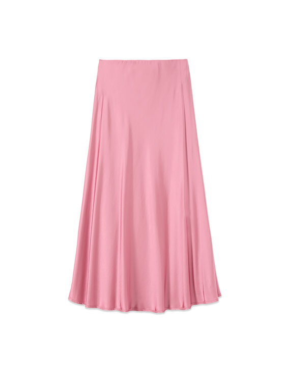 Oltre Oltre Spódnica maxi 1065J000292N006 Różowy A-Line Fit