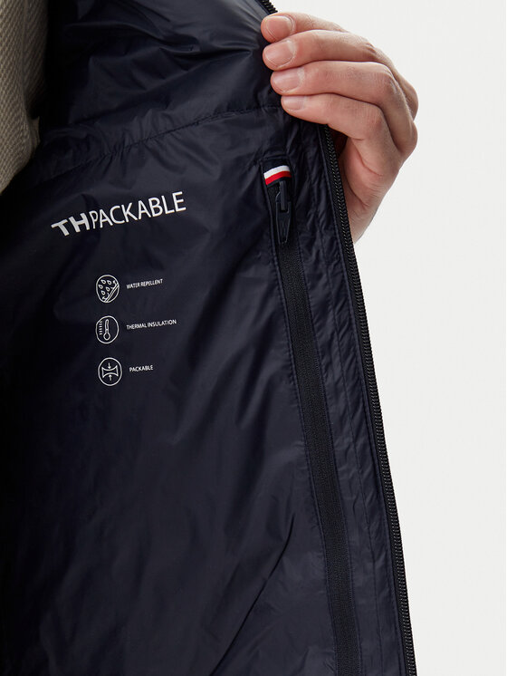 Tommy Hilfiger Tommy Hilfiger Bunda pro přechodné období Core Packable MW0MW39990 Tmavomodrá Regular Fit