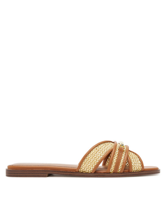 TWINSET TWINSET Klapki 251TGT020 Brązowy