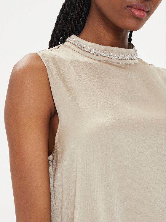 Bruuns Bazaar Bruuns Bazaar Coctailkleid Narin BBW3911 Beige Relaxed Fit