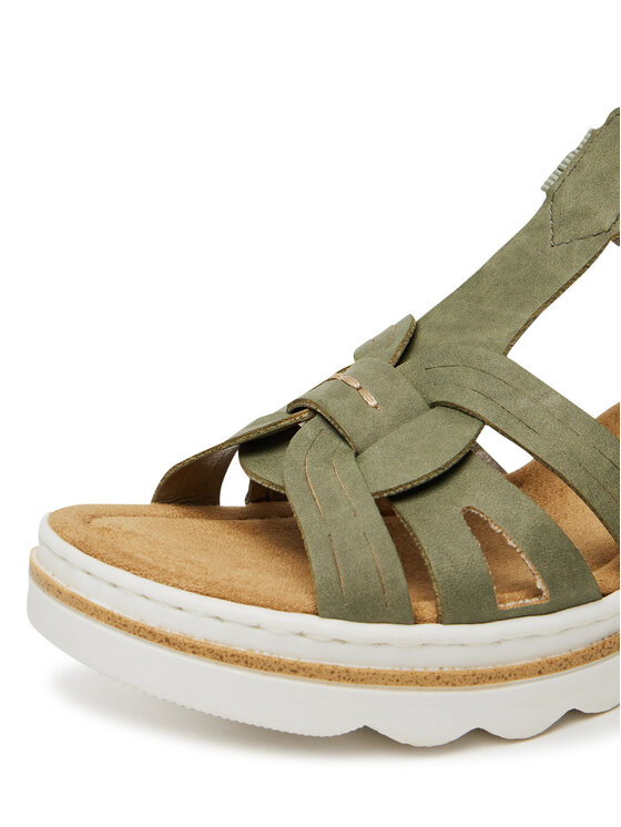 Rieker Rieker Sandali 67459-52 Zelena