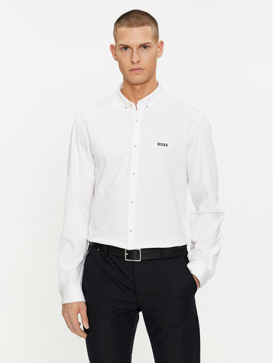 Boss Krekls 50512006 Balts Regular Fit