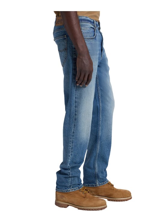 Lee Lee Jeansy 112386507 Niebieski Loose Fit